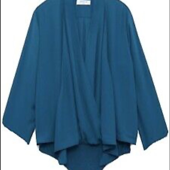 Babaton Aritzia contour Kennedy bodysuit teal - Picture 5 of 6